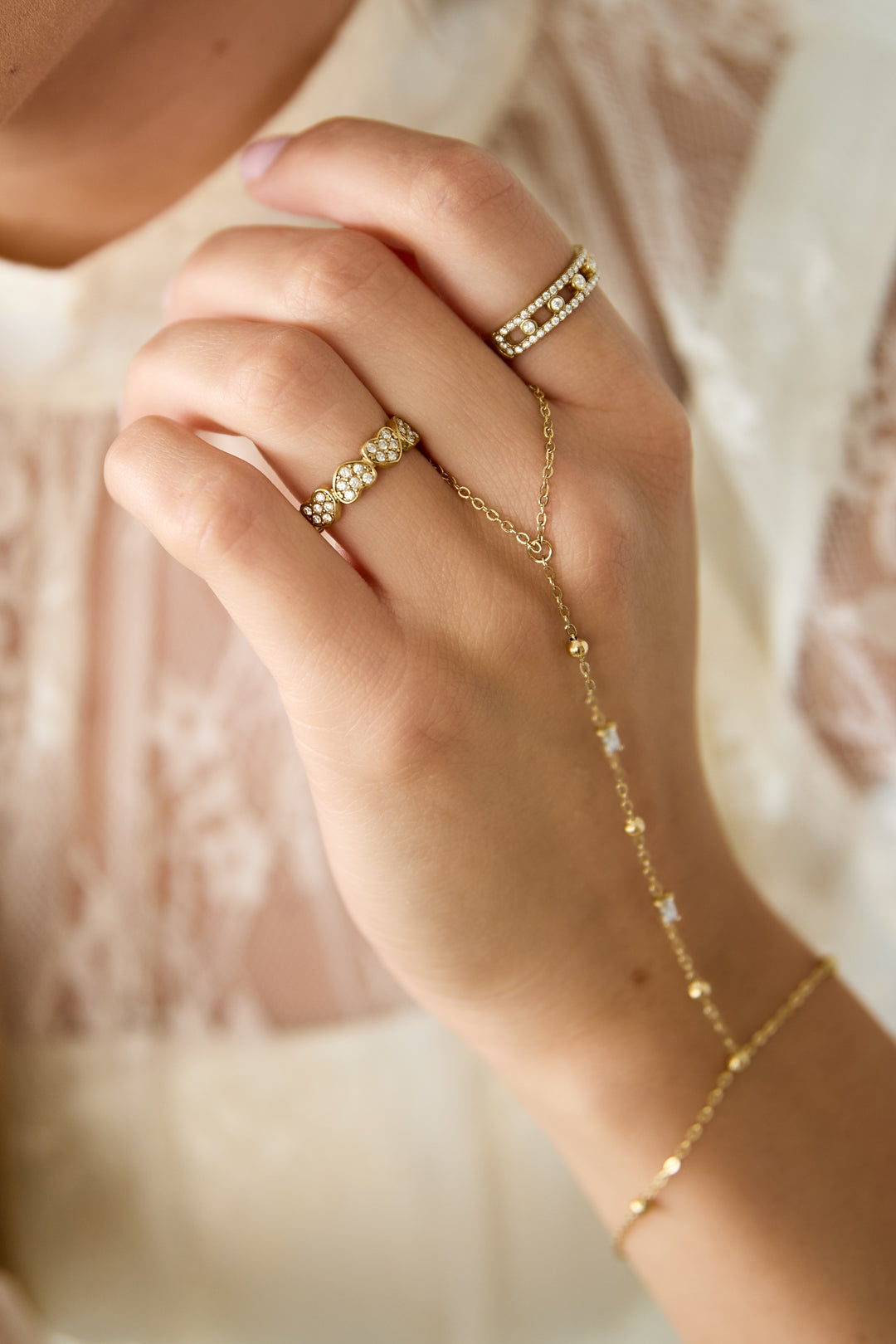 Minimalistische Ringe aus Edelstahl, Herzform, schlichte Alltags-Serie, Damenschmuck