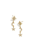 Ohrhänger aus Edelstahl, Star Daily Damenschmuck