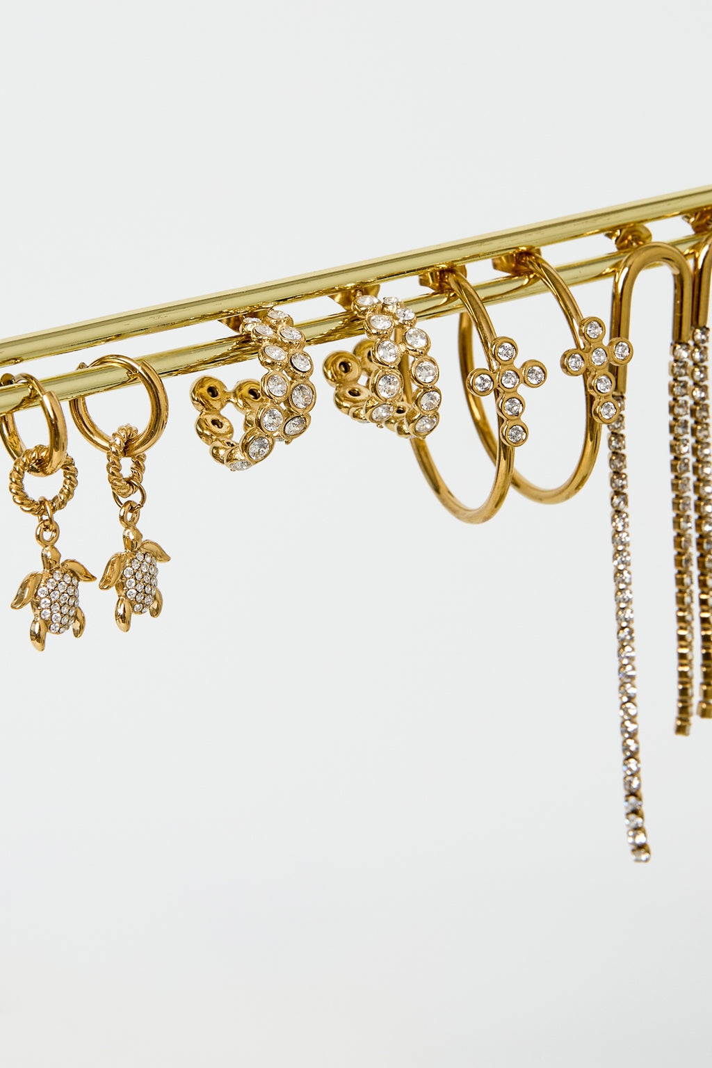 Edelstahl-Creolen, schlicht, elegant, für jeden Tag – Damenschmuck