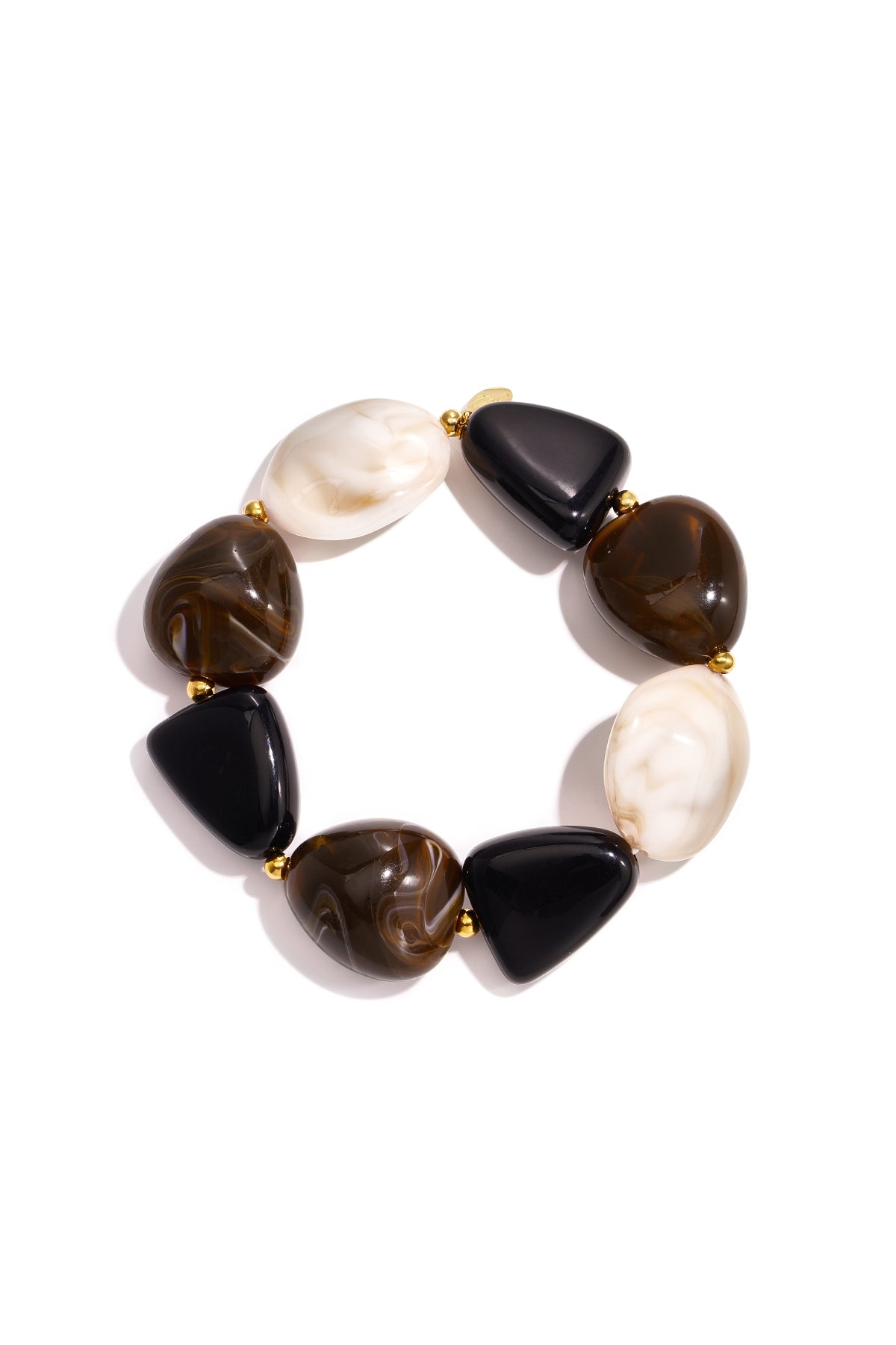 Acryl-Perlenarmbänder, unregelmäßige Form, schlichte Alltagsserie, Damenschmuck