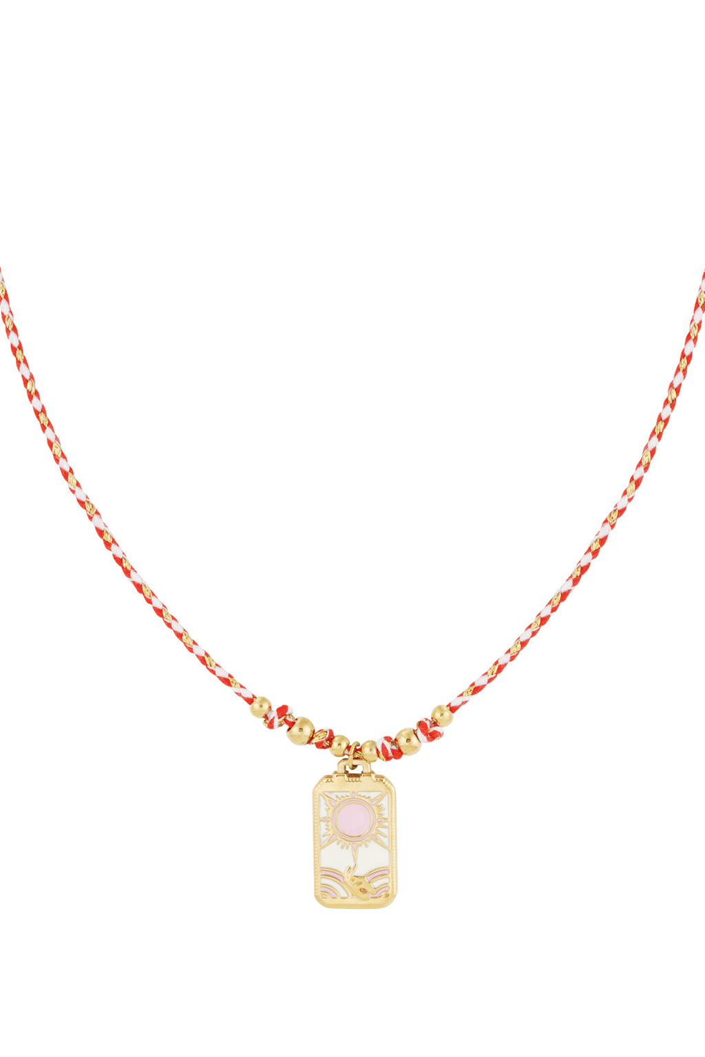 Flower Fiesta-Halskette – Goldfarben