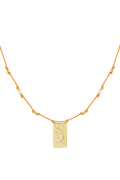 Moony Halskette - Orange & Gold Farbe