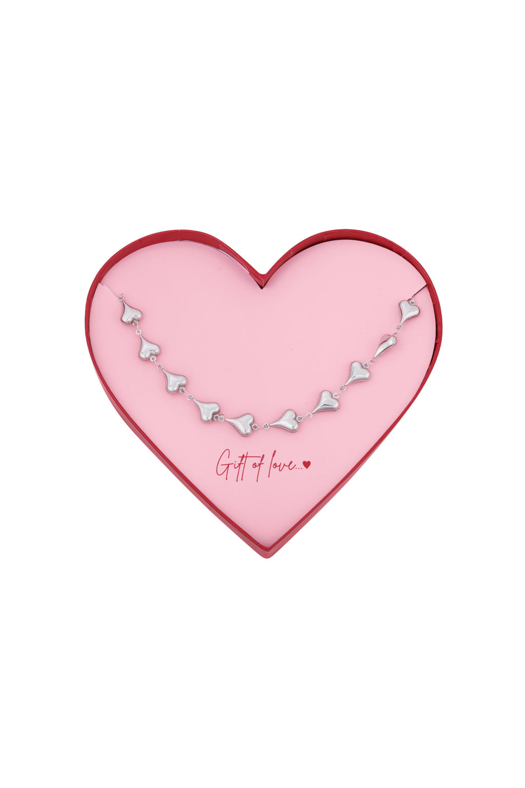 Geschenk der Liebe Edelstahlkette der Liebe - Silberfarben
