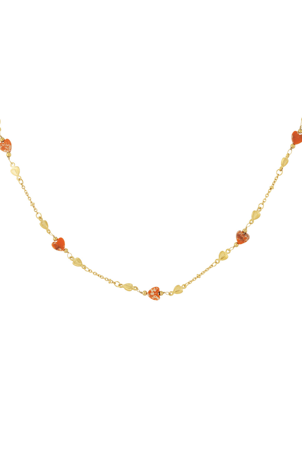 Halskette „Embrace the love“ – Farbe Grün und Gold