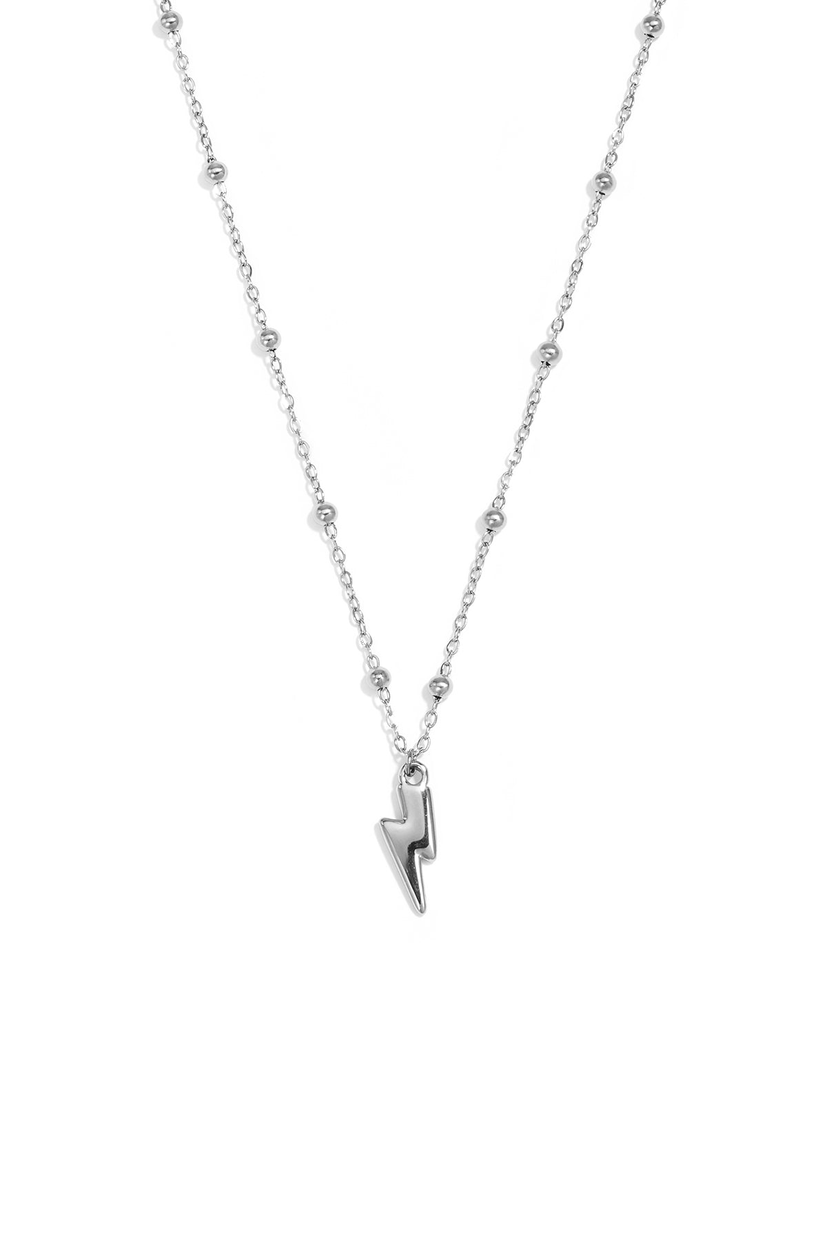 Halsketten mit Anhänger aus Edelstahl, unregelmäßige Form, lässige, schlichte Alltags-Serie, Damenschmuck