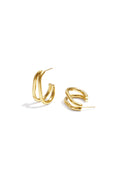 Edelstahl-Creolen aus der Casual Daily Simple Serie – Damenschmuck