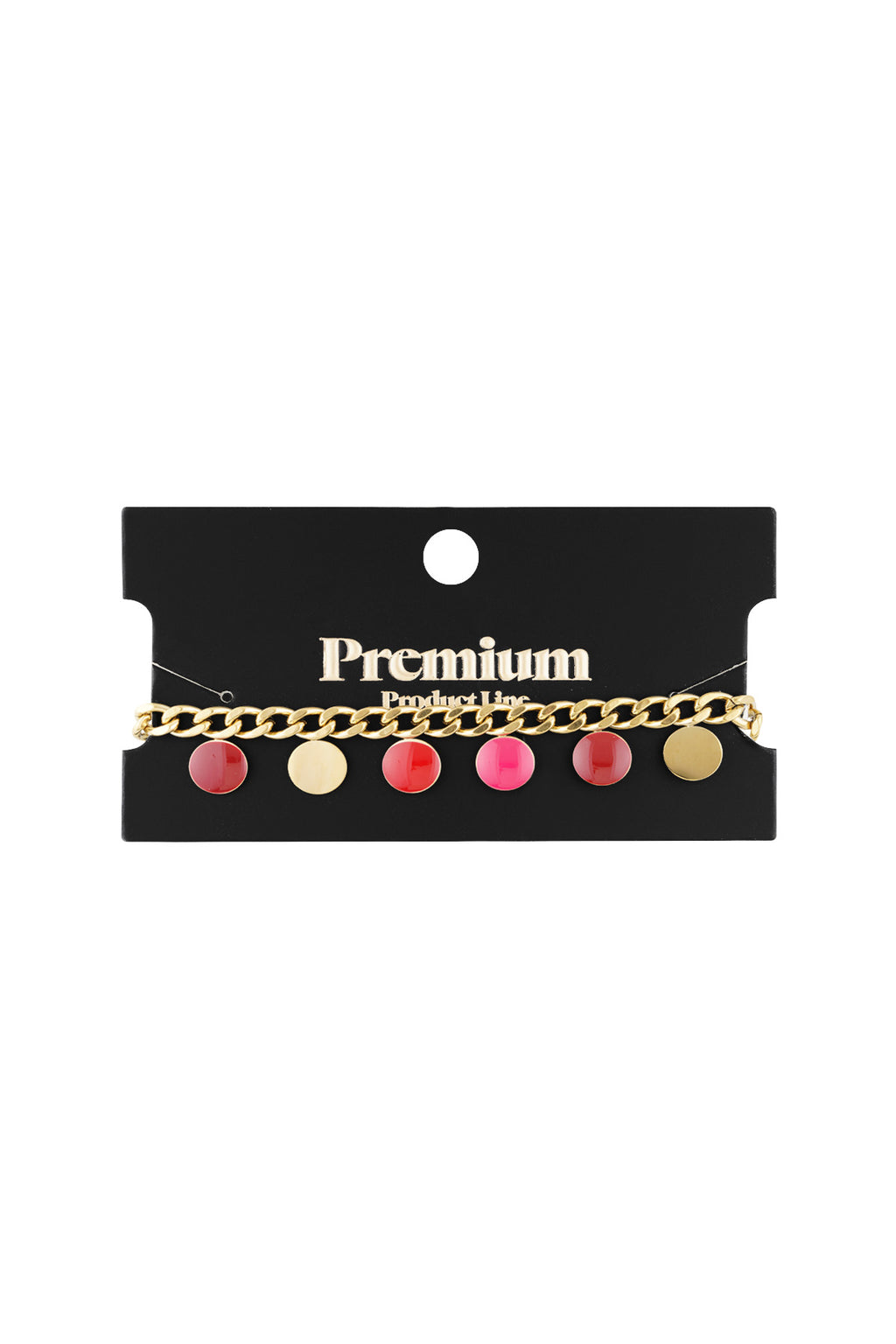 Armband rote Münze