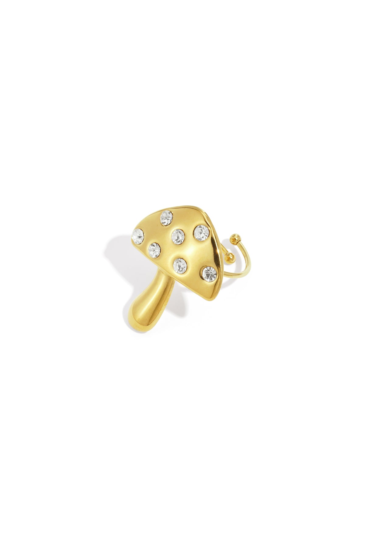 Edelstahl Statement Ringe Pflanze Casual Daily Simple Serie Damenschmuck