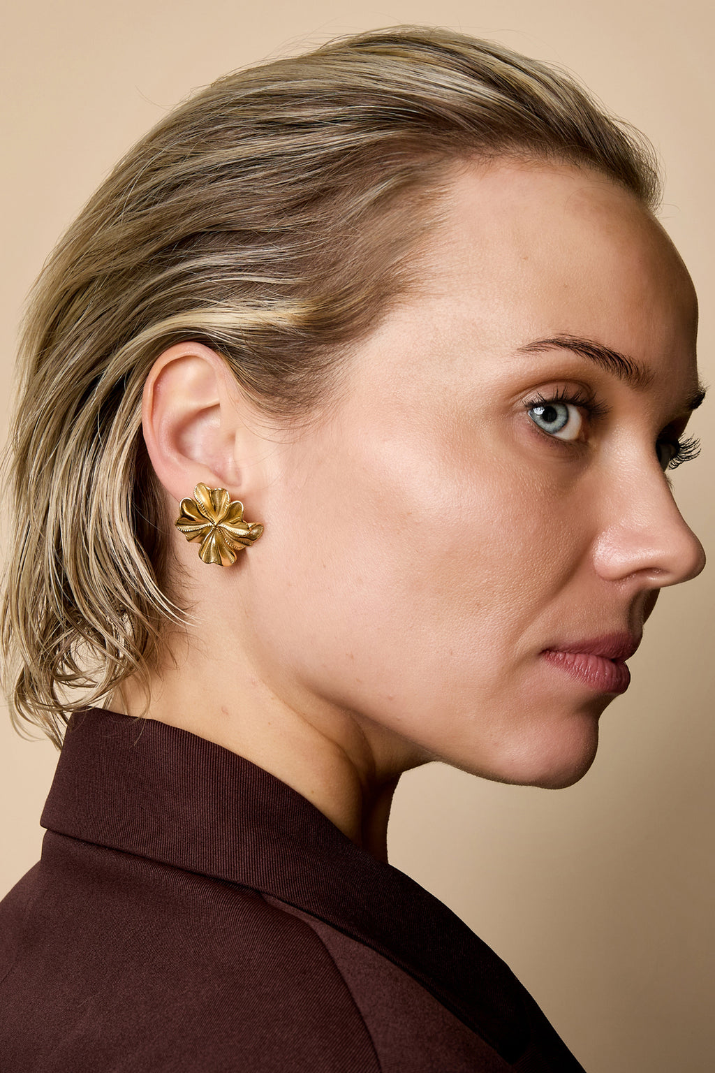 Ohrstecker Blume Casual Daily Simple Series Damenschmuck