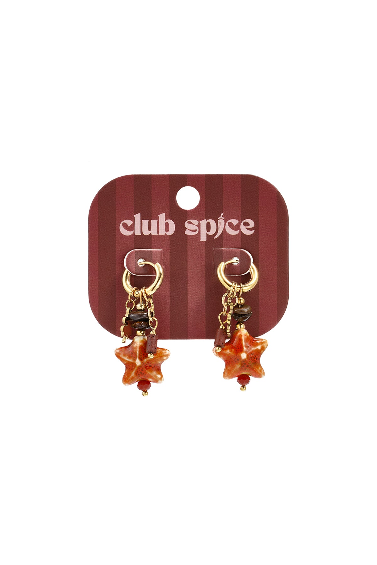 Ohrringe aus Edelstahlperlen, Clover Simple Daily Simple Serie, Damenschmuck