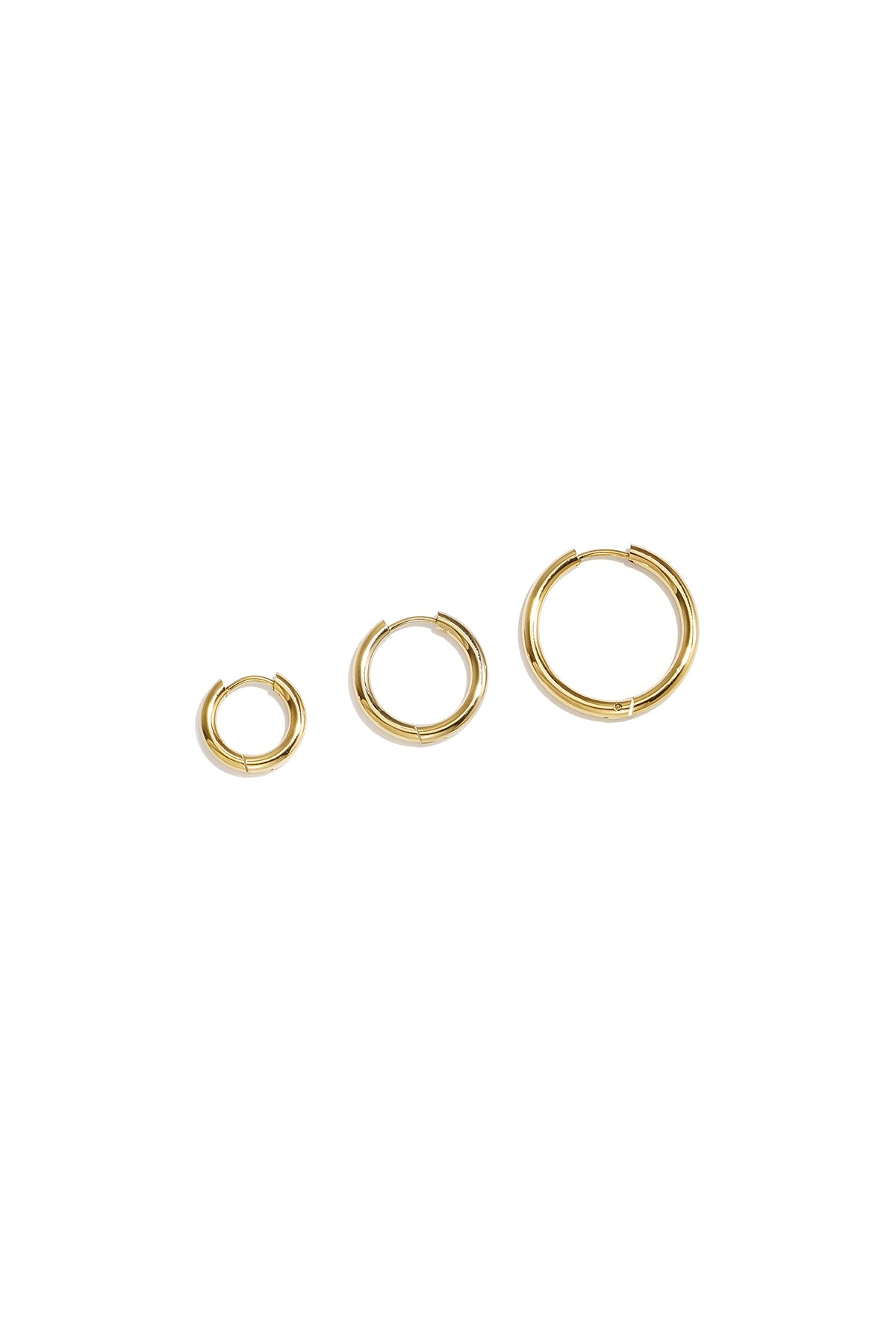 Ohrring-Sets aus Edelstahl, geometrische Form, schlichte Alltags-Serie, Damenschmuck