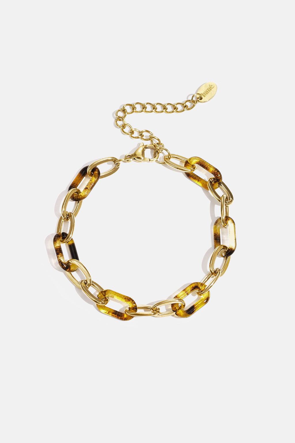 Edelstahl-Kettenarmband mit Leopardenmuster, lässiger Alltagsschmuck für Damen