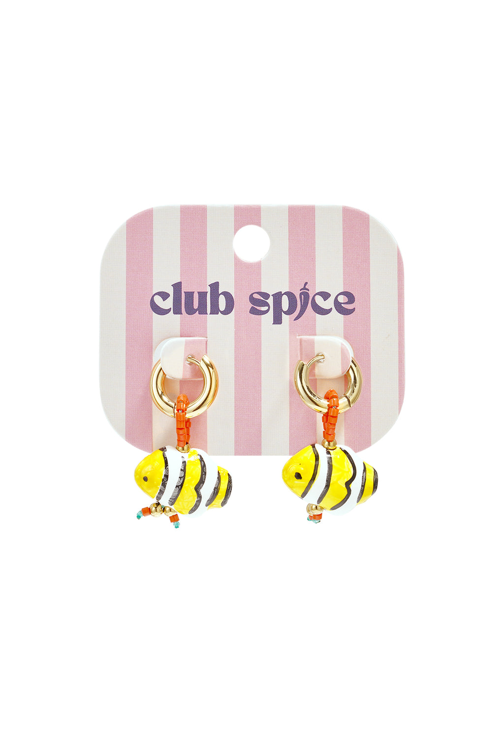 Ohrringe aus Edelstahlperlen, Fischmotiv, niedlich, schlicht und elegant, Damenschmuck