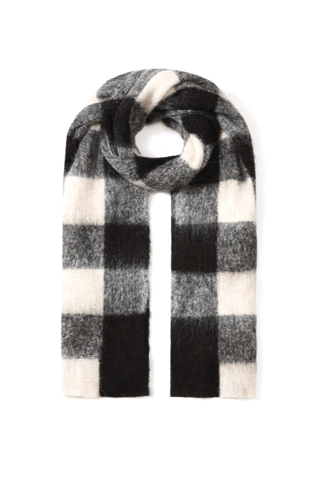 Winterschals, kariert, schlicht, Polyester, Alltagsaccessoires