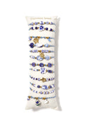 14 Karat vergoldete Keramik-Armbandsets, Blumenmuster, Urlaubs-/Strandmotiv, ethnische Serie, Damenschmuck