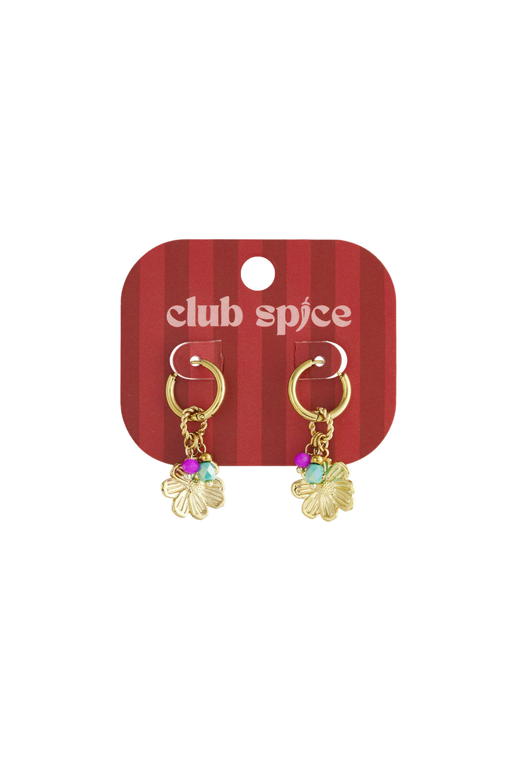 Blumen-Happy-Charm-Ohrringe