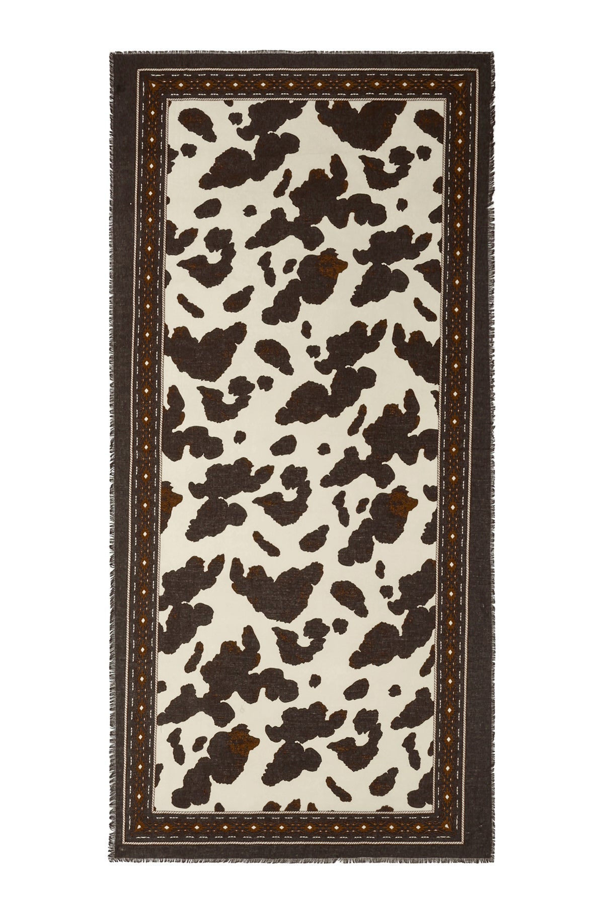 Sommerschals, unregelmäßige Form, schlichtes Polyester, Alltagsaccessoires