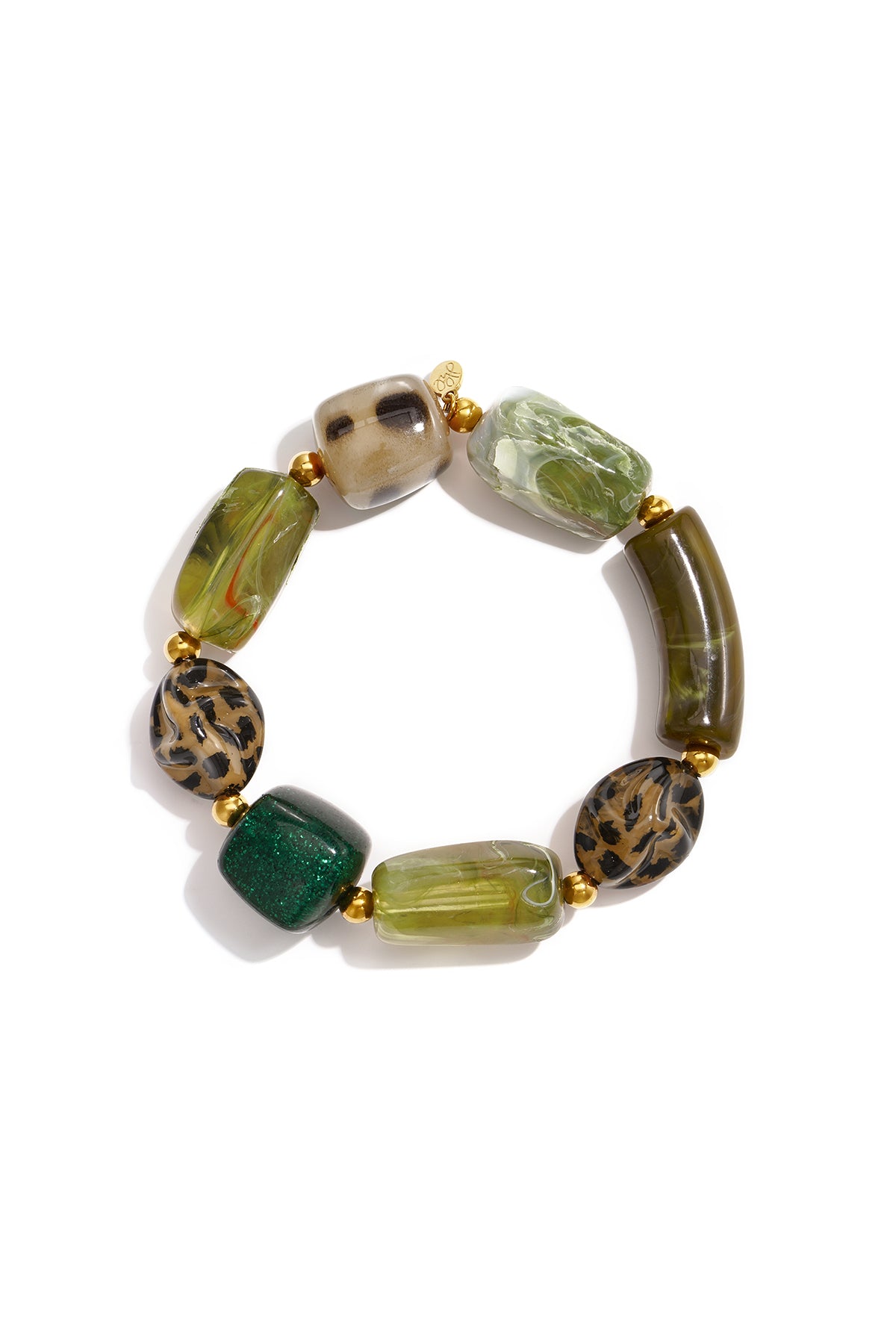 Acryl-Perlenarmbänder, unregelmäßige Form, schlichte Alltagsserie, Damenschmuck