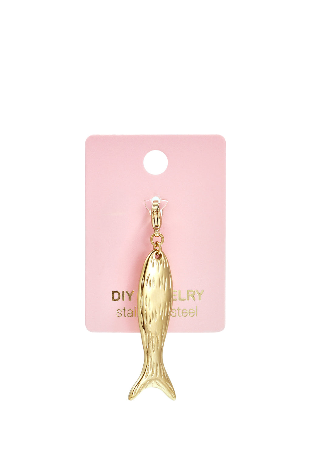 Schmuckzubehör aus Edelstahl, Fisch-Design, lässig-elegant, schlichte Serie, Damenschmuck