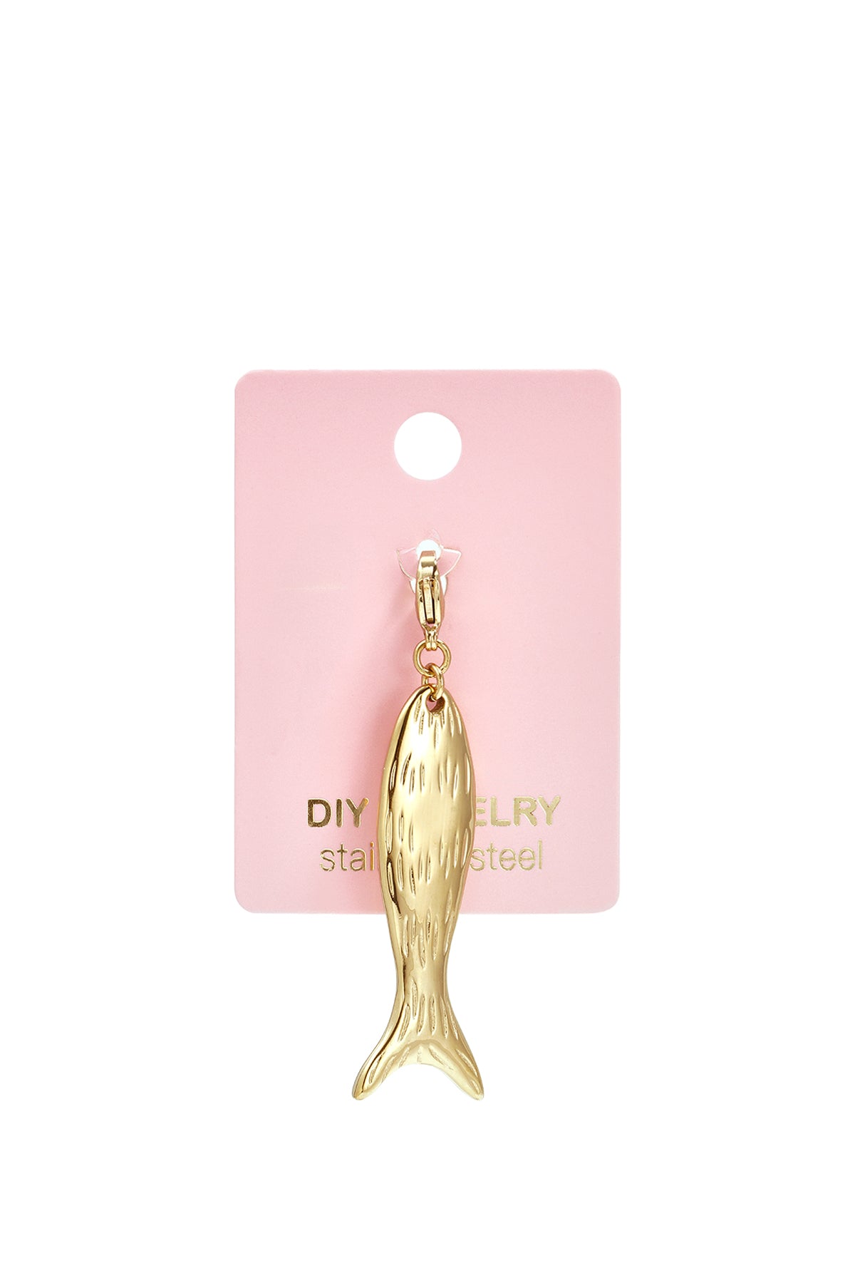 Schmuckzubehör aus Edelstahl, Fisch-Design, lässig-elegant, schlichte Serie, Damenschmuck
