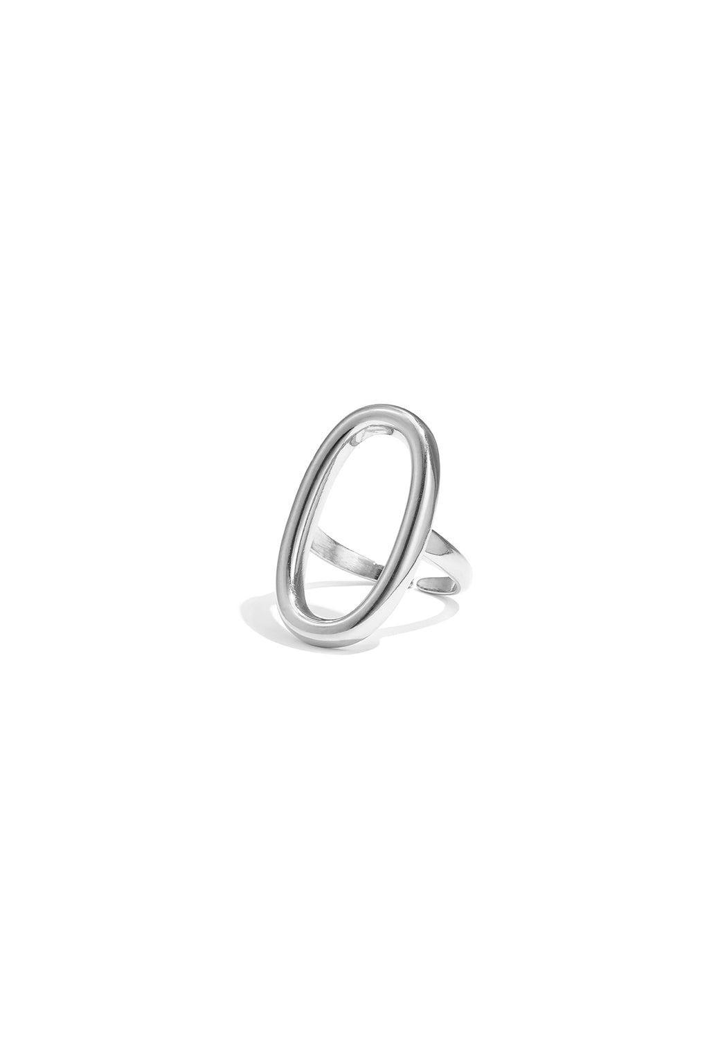 Statement-Ring oval und minimalistisch