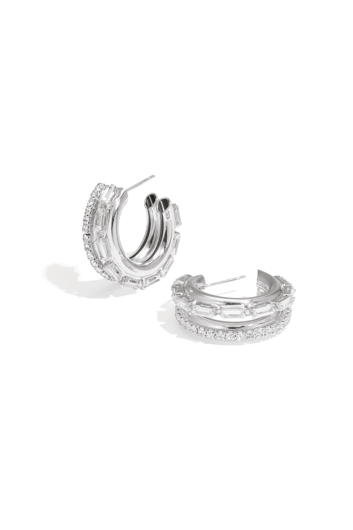 Eisen Creolen Kreis Elegante Weihnachten Luxuriöse Serie Damen Schmuck