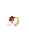 Edelstahl Ohr Manschetten Blume Casual Täglich Einfache Serie frauen schmuck