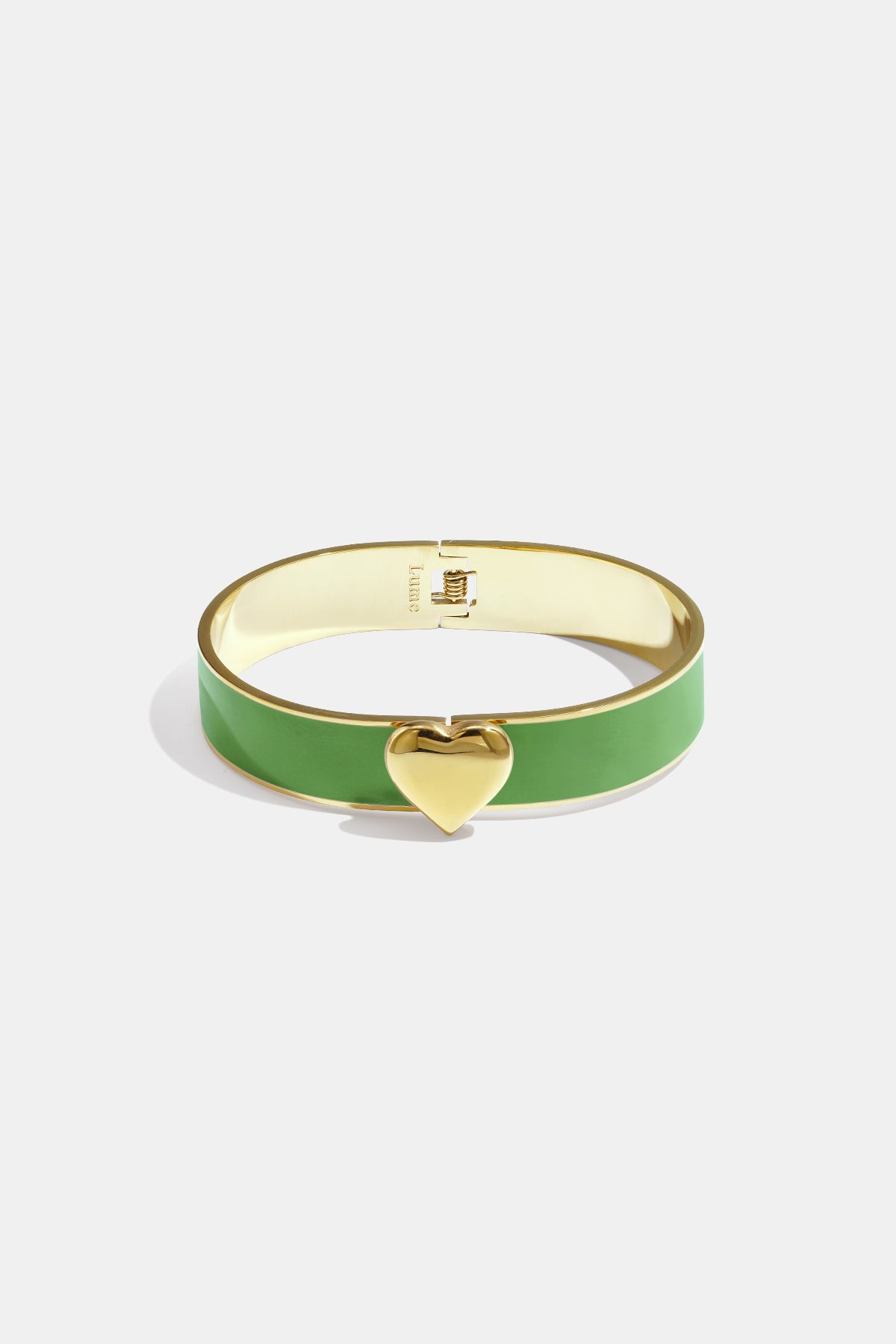 Armband in verschiedenen Farben mit Herzdetail – 1,3 cm