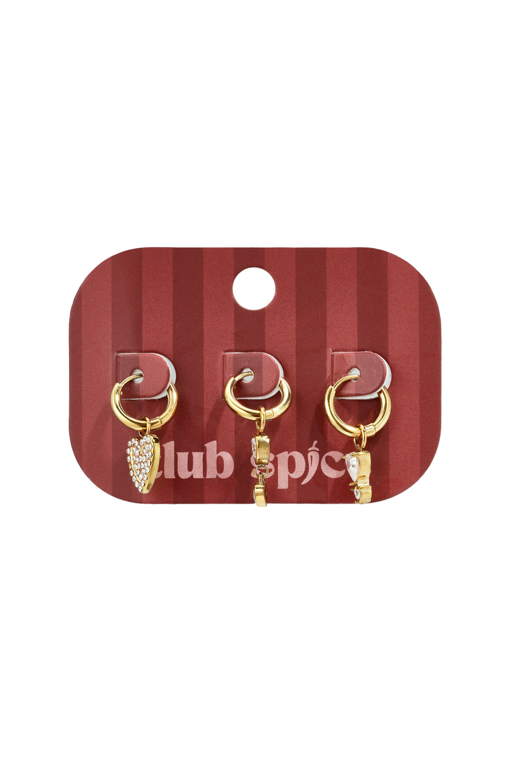 Ohrring-Sets aus Edelstahl, Herz, schlichte Serie, Damenschmuck