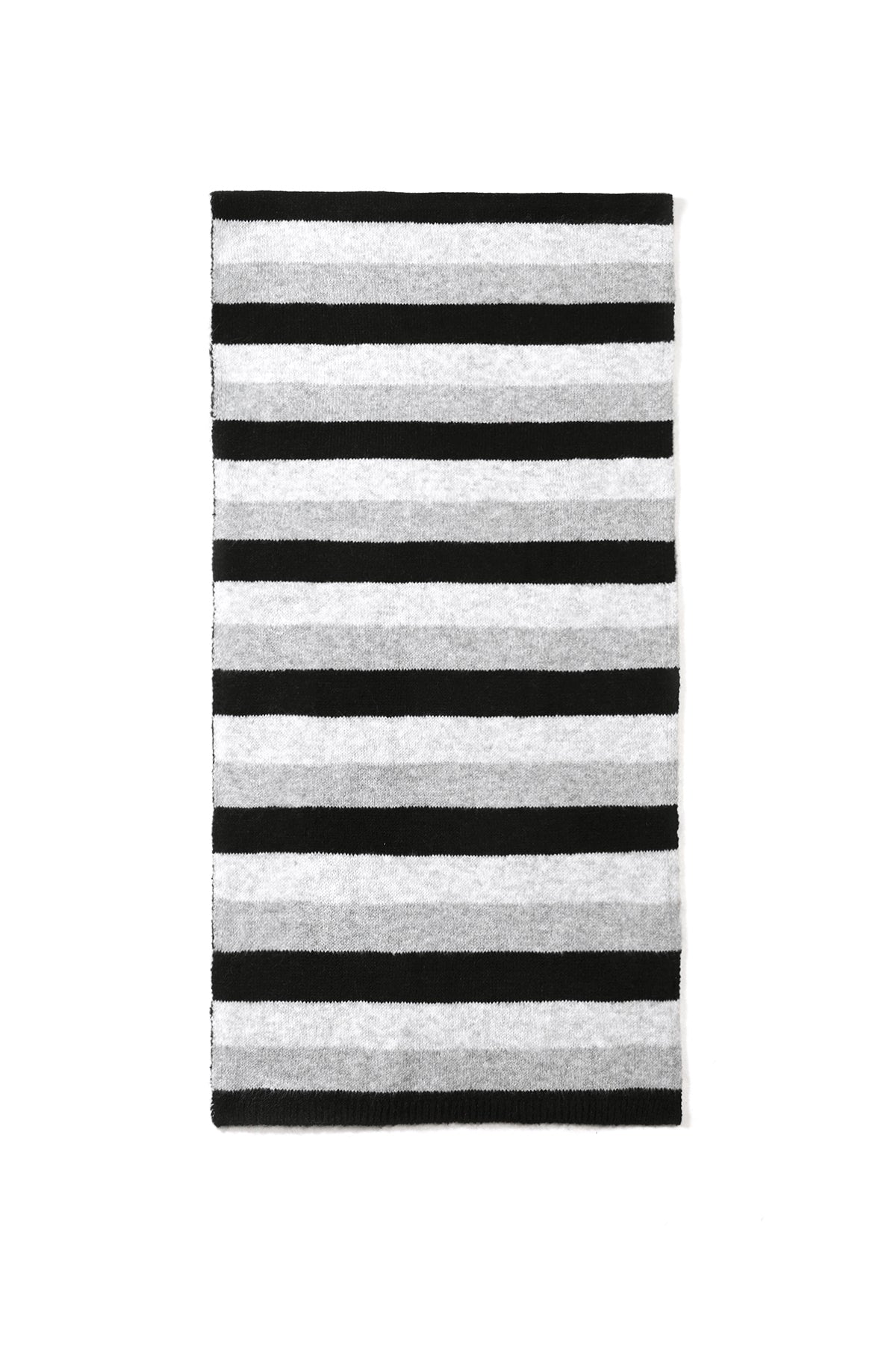 Winterschals, gestreift, schlicht, aus Polyester, Alltagsaccessoires