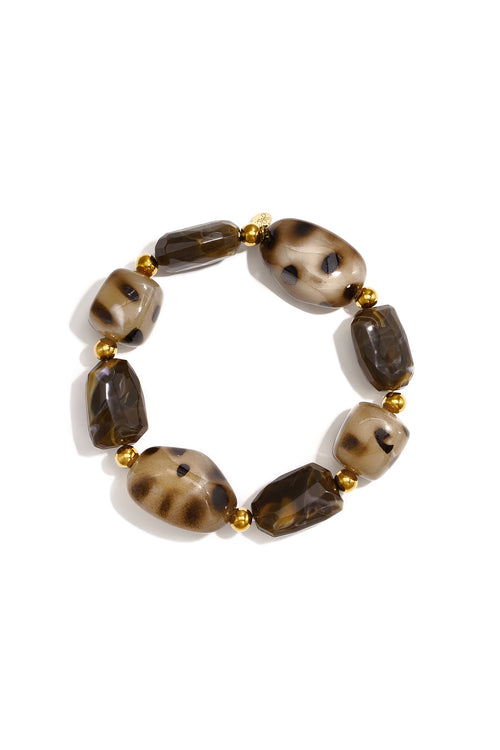 Acryl-Perlenarmbänder, unregelmäßige Form, schlichte Alltagsserie, Damenschmuck