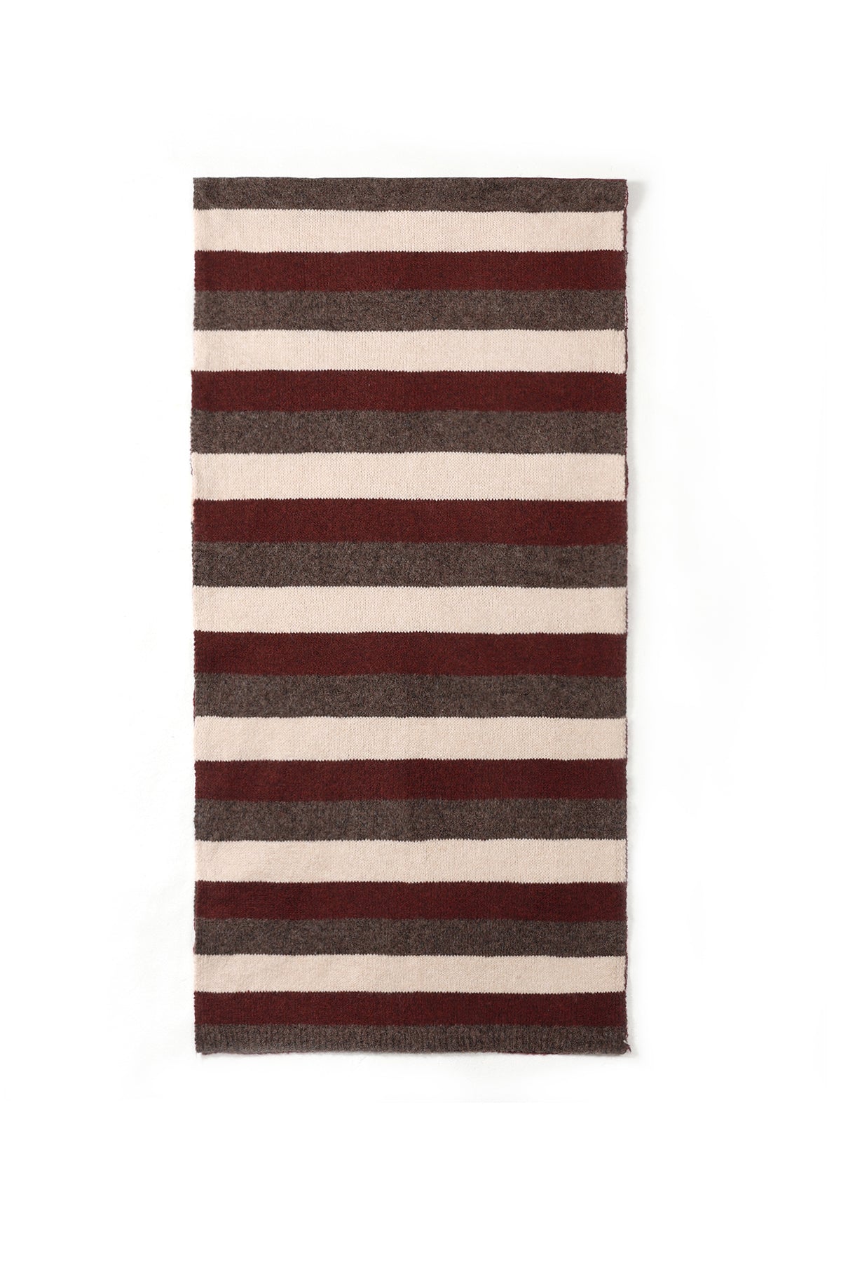 Winterschals, gestreift, schlicht, aus Polyester, Alltagsaccessoires