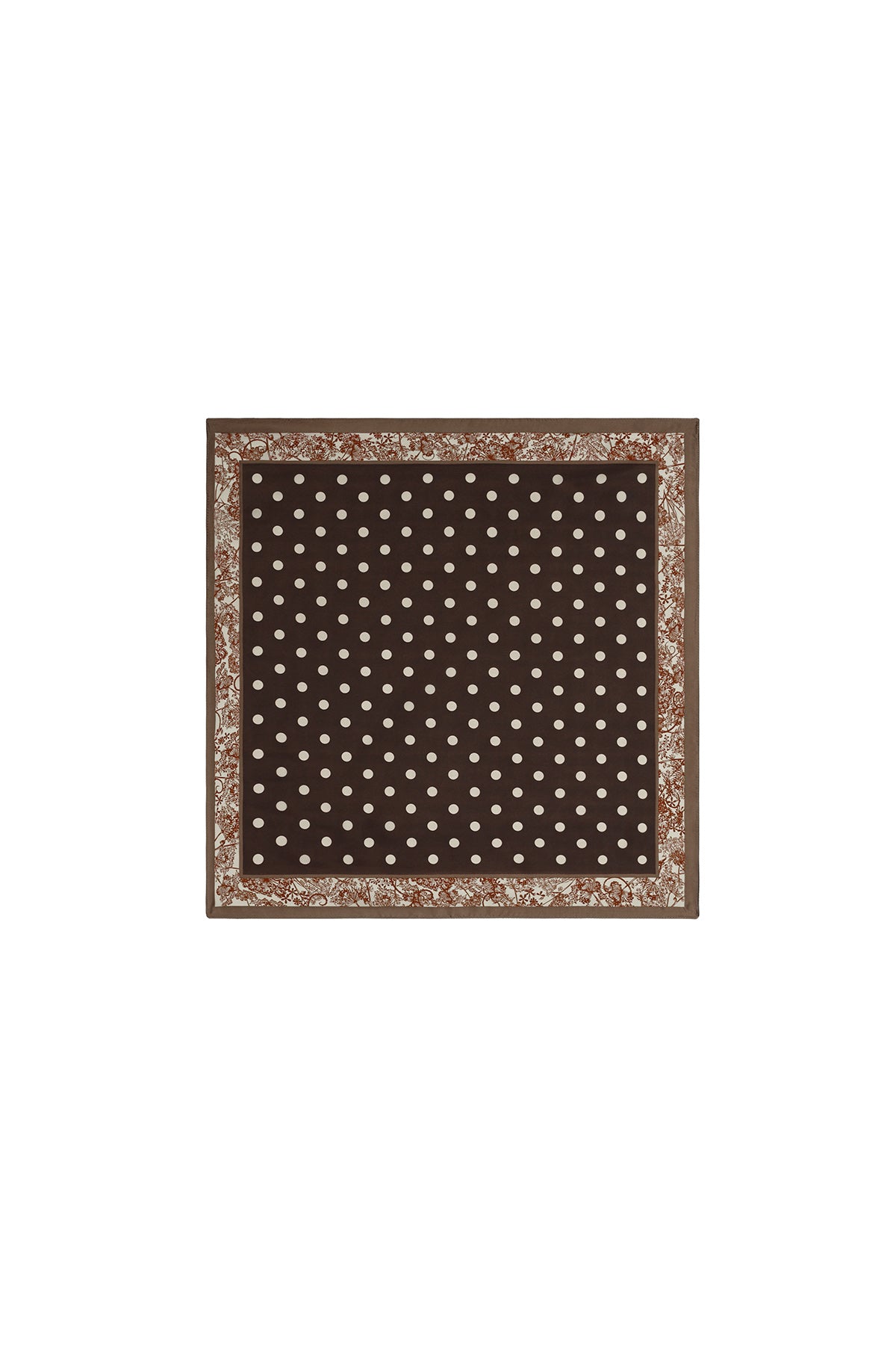 Winterschals mit Polka Dots im Retro-Stil aus Kunstseide – Accessoires für jeden Tag