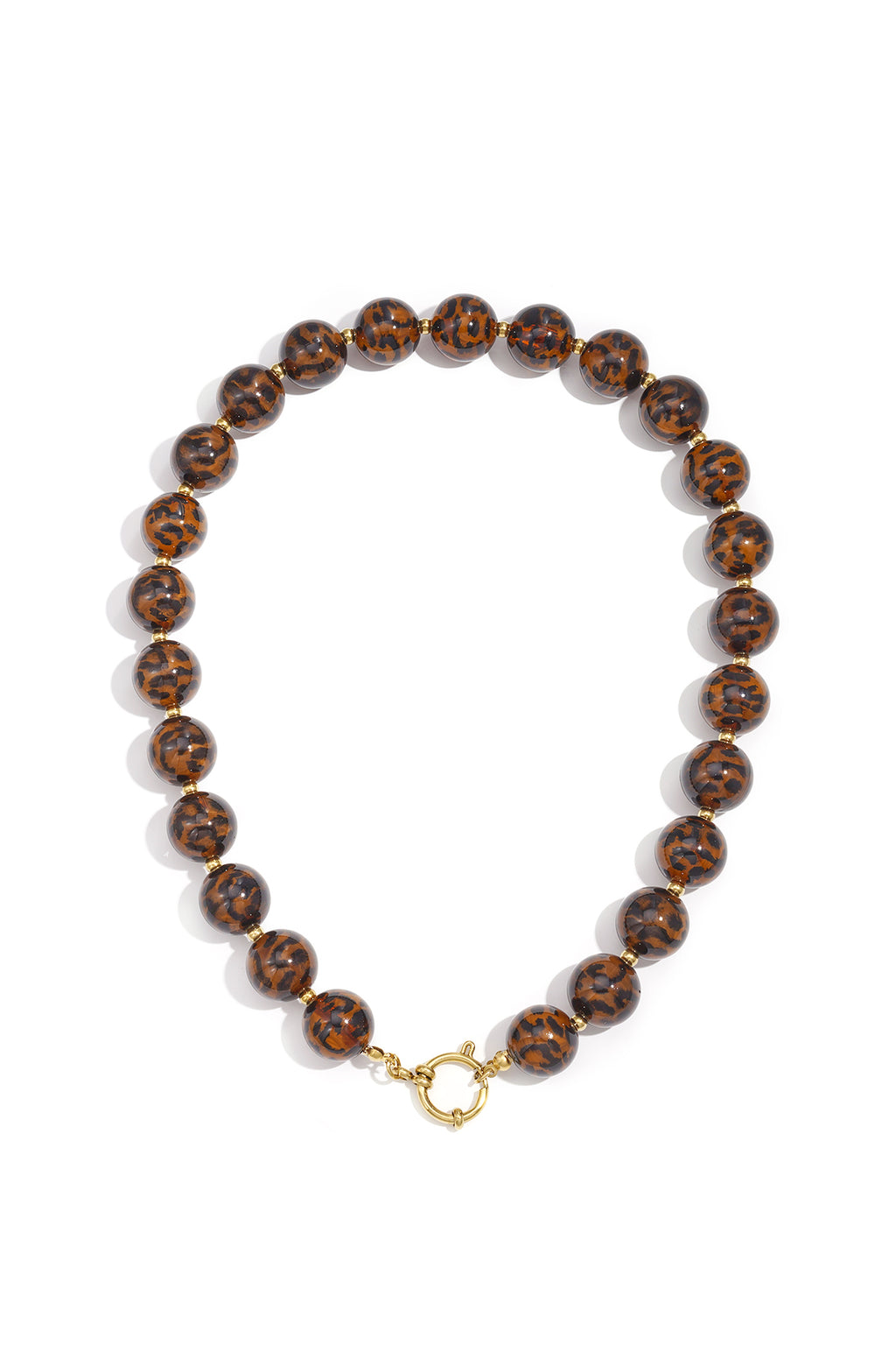 Halsketten mit Acrylperlen, Retro-Stil, klassische Serie, Damenschmuck, 16 mm