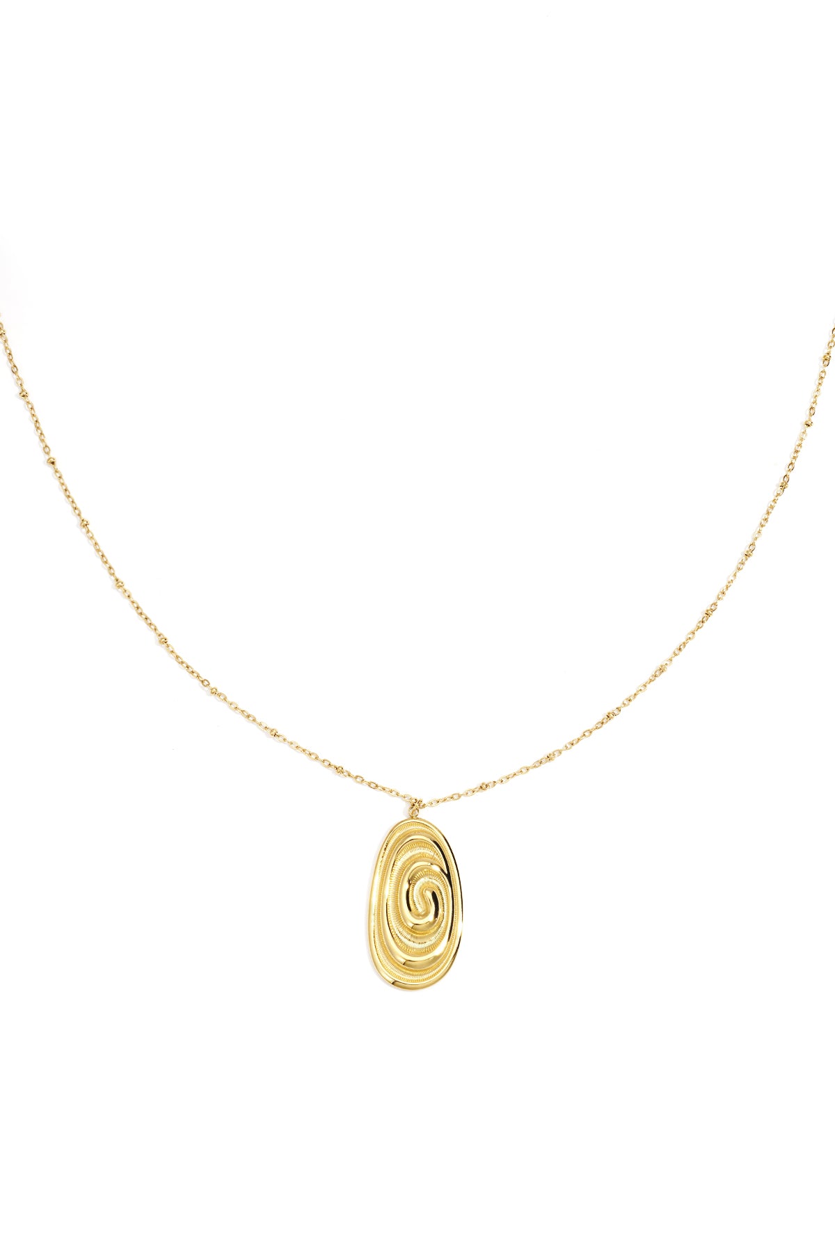 Edelstahl Lange Halsketten unregelmäßige form Casual Täglich Einfache Serie frauen schmuck