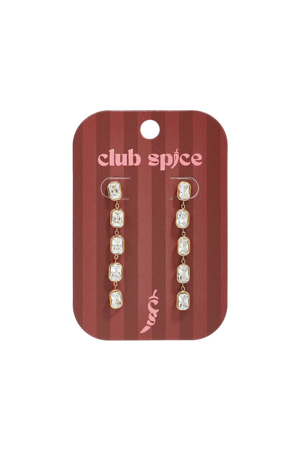 Elegante, geometrische Hängeohrringe aus Edelstahl für festliche Anlässe/Partys – Luxus-Schmuckserie für Damen