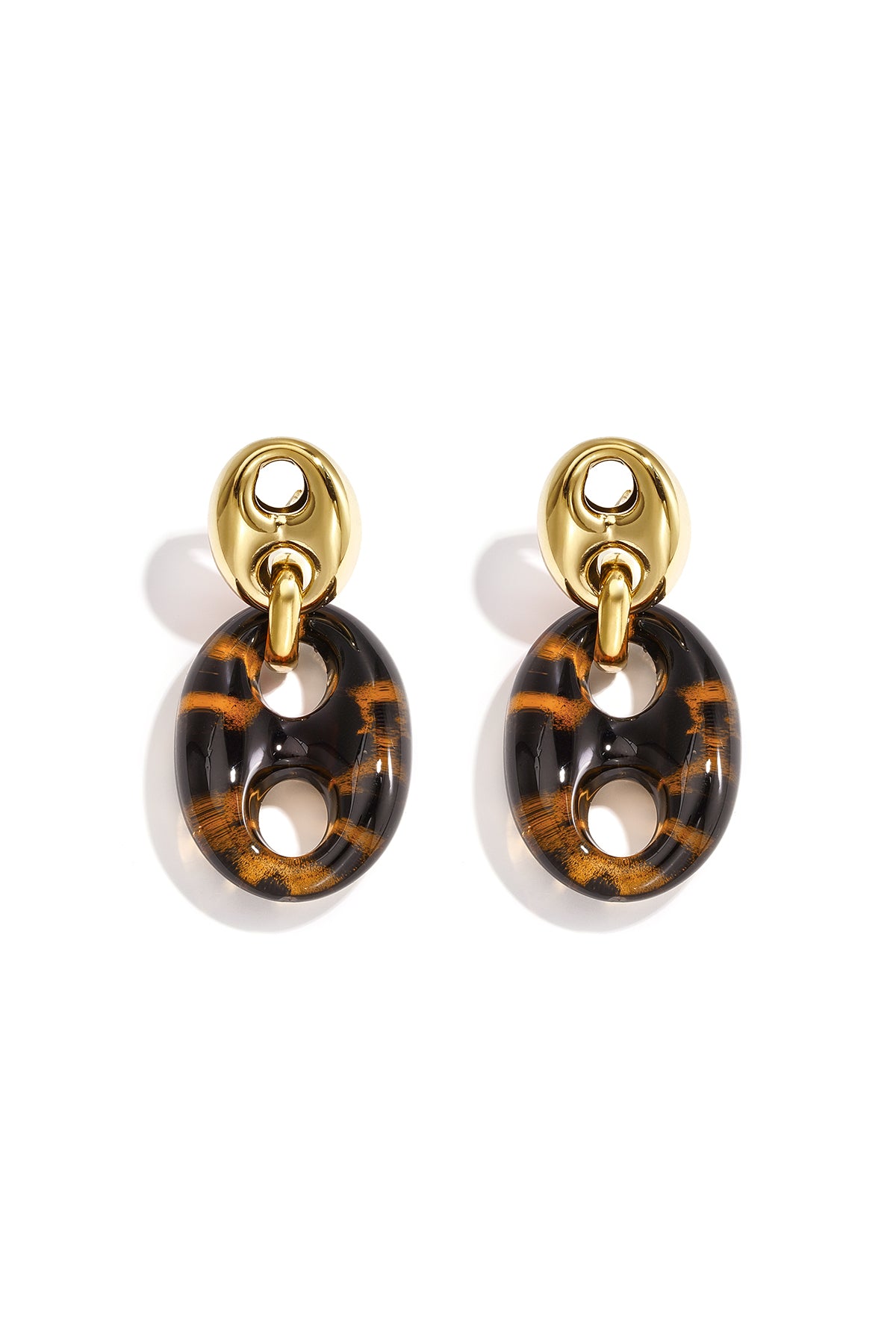 Acryl-Ohrhänger in geometrischer Form, lässig-schlichte Serie, Damenschmuck