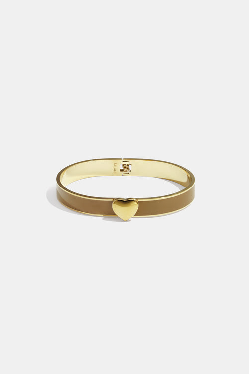 Armband in verschiedenen Farben mit Herzdetail - 0,9 cm