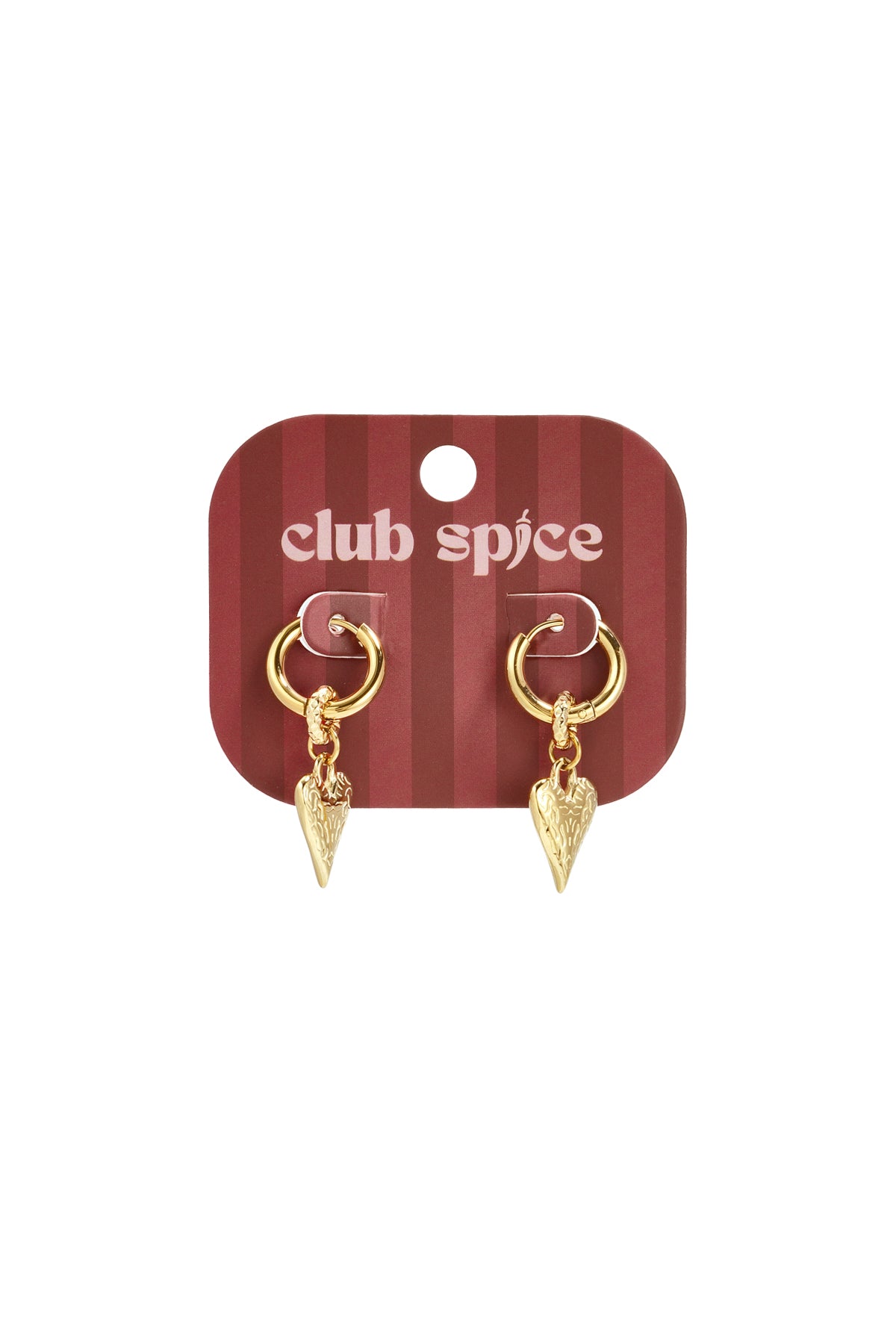 Ohrhänger aus Edelstahl, Herzform, schlichte Alltags-Serie, Damenschmuck