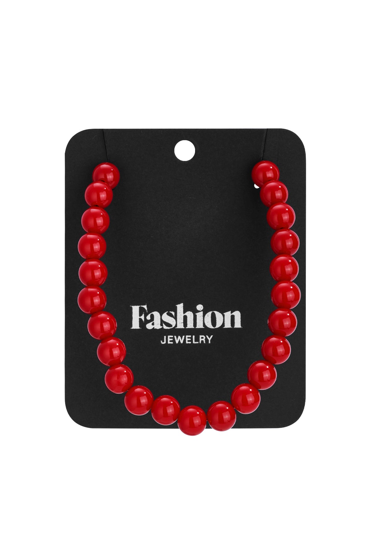 Halskette mit mittelgroßen Perlen-10mm