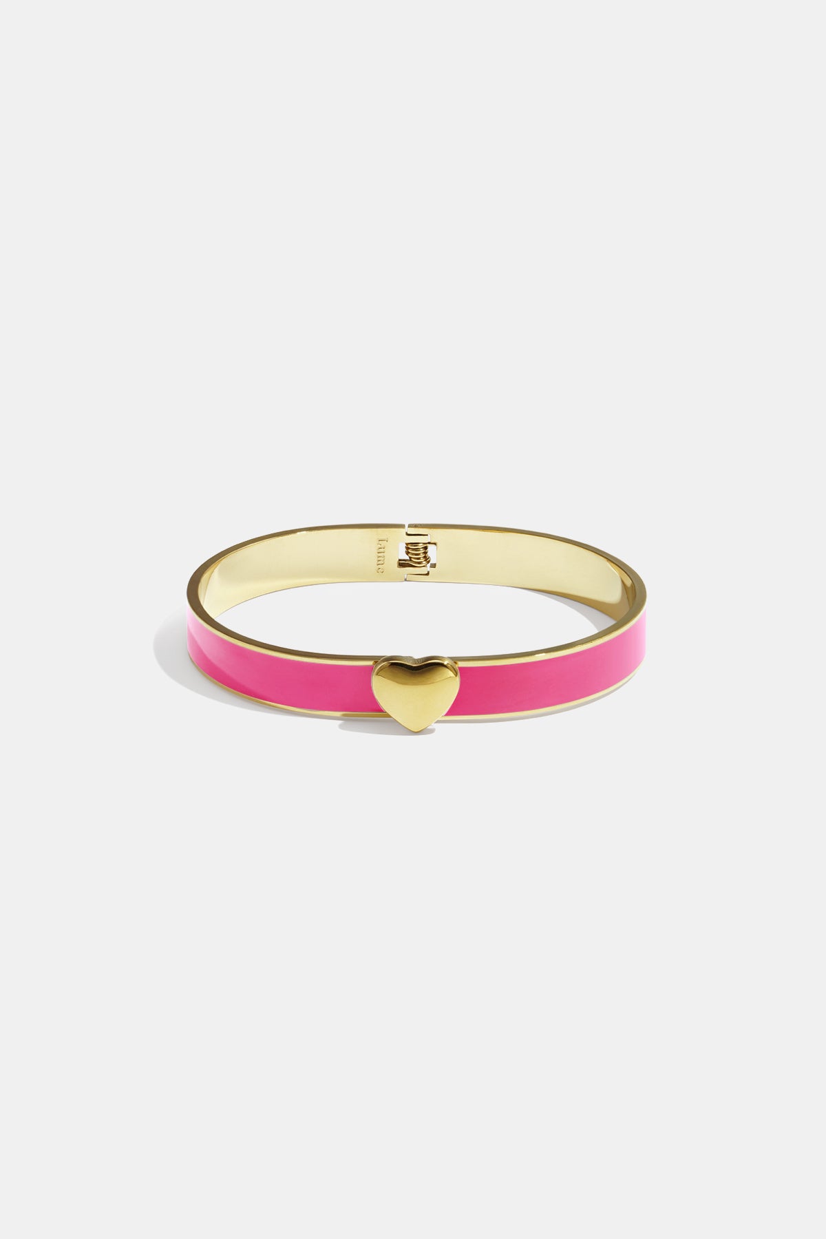 Armband in verschiedenen Farben mit Herzdetail - 0,9 cm