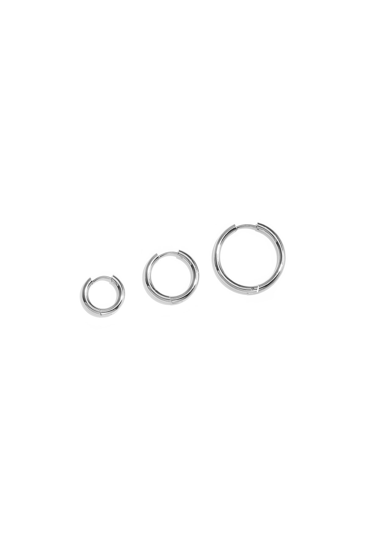 Ohrring-Sets aus Edelstahl, geometrische Form, schlichte Alltags-Serie, Damenschmuck