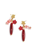 Ohrringe aus Glasperlen, schlichte Modelle der Serie „Alltagsschmuck“, Damenschmuck