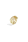 3-lagiger Ring mit Welleneffekt