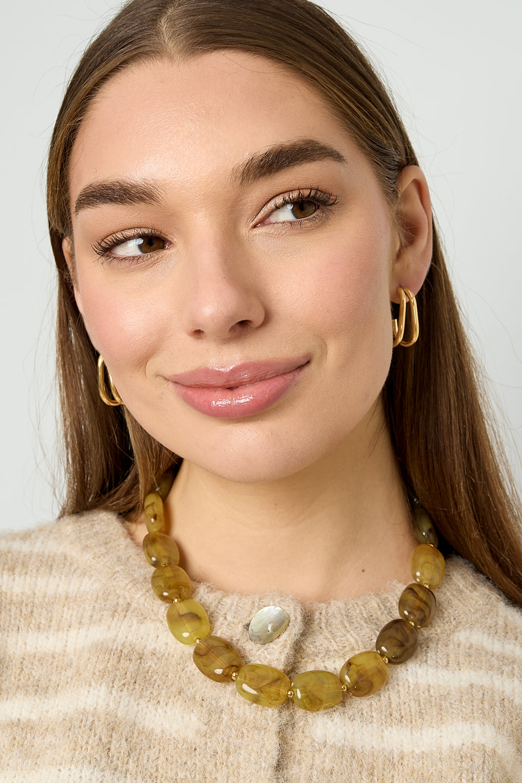Edelstahl-Creolen aus der Casual Daily Simple Serie – Damenschmuck