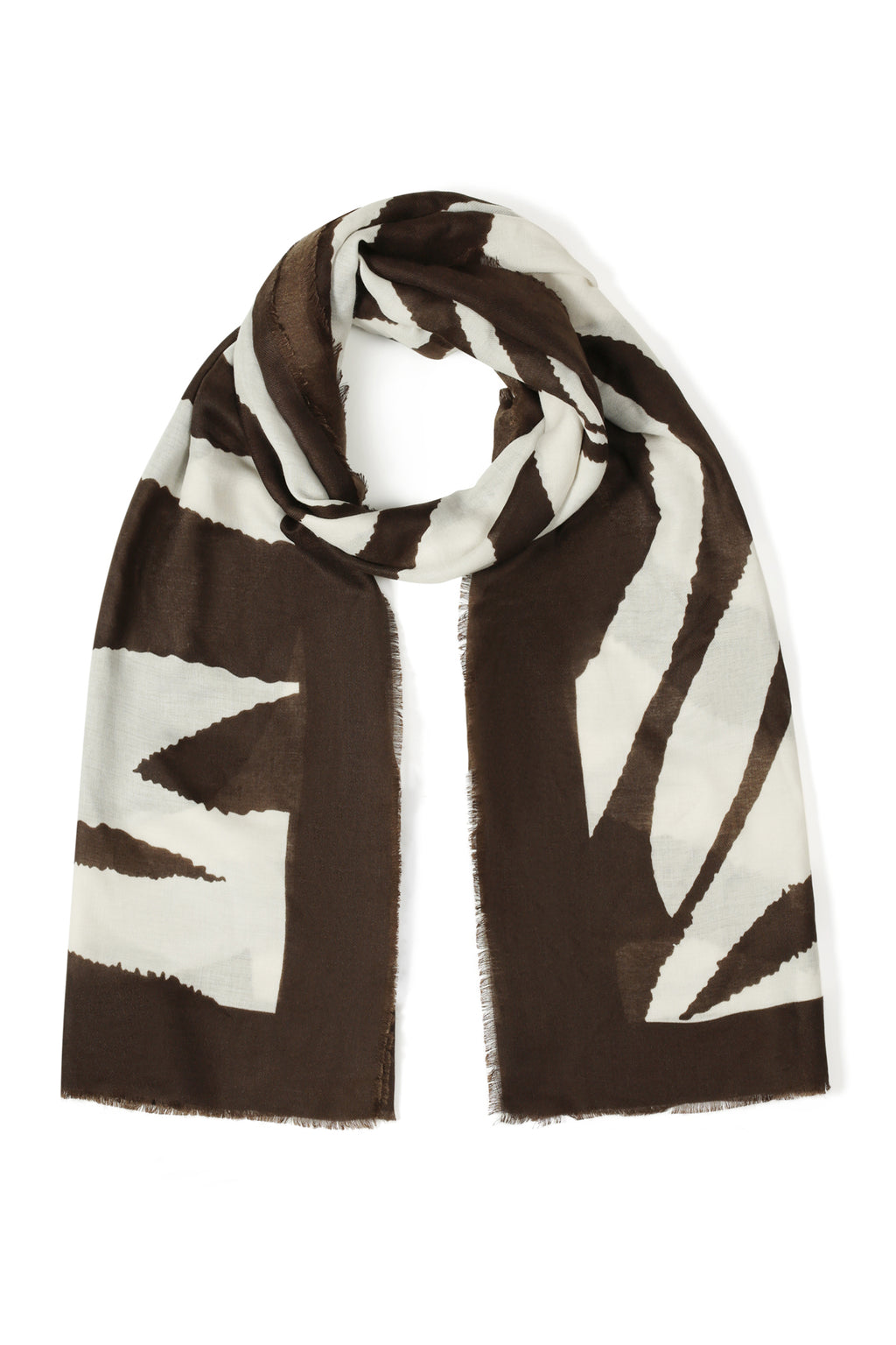 Sommerschals, schlichte Linien, Polyester, Alltagsaccessoires