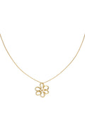 Edelstahl Lange Halsketten Blume Casual Täglich Einfache Serie frauen schmuck