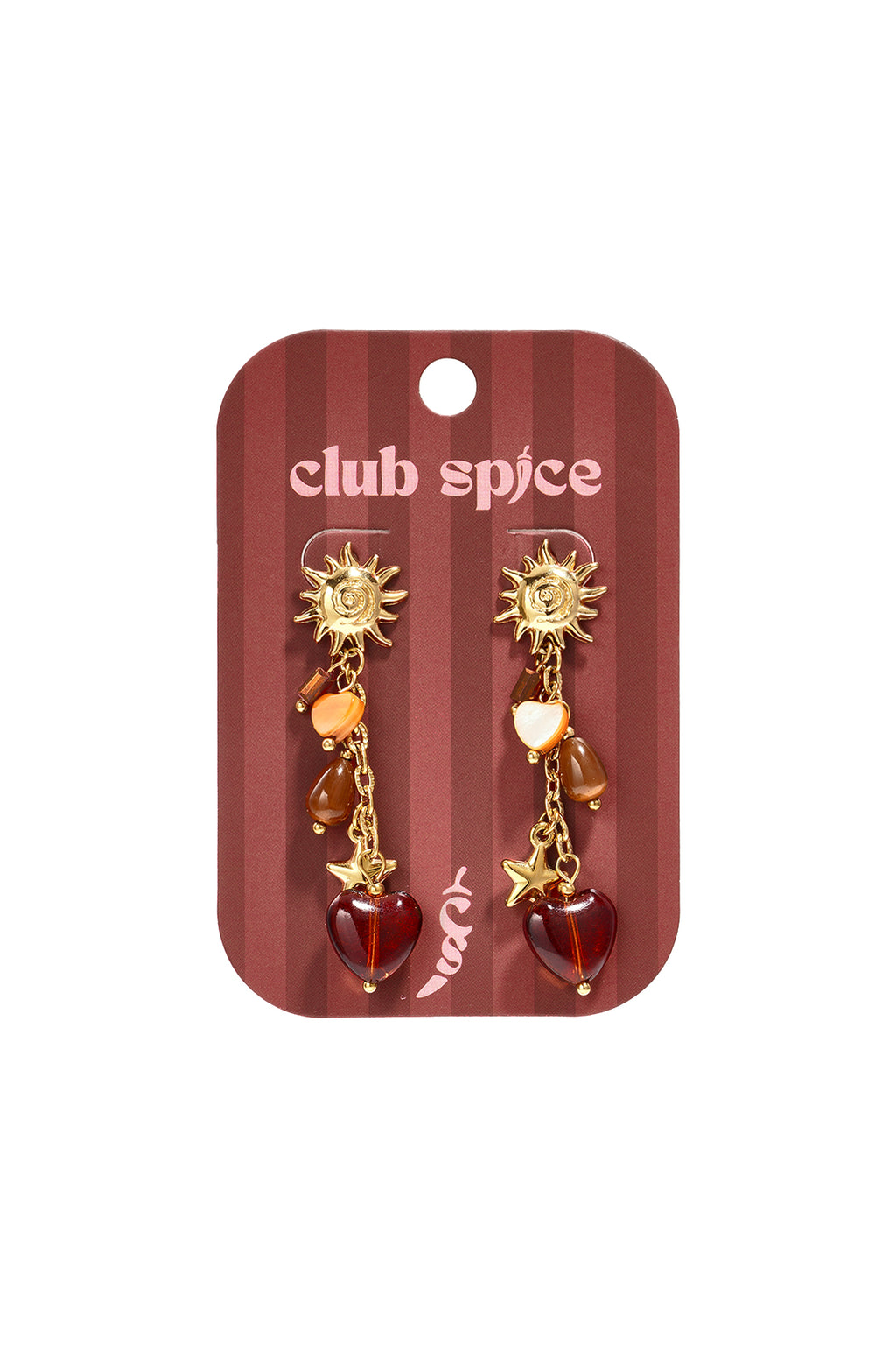 Hängeohrringe aus Edelstahl, elegant und luxuriös, aus der Sun Daily Luxury-Serie, Damenschmuck