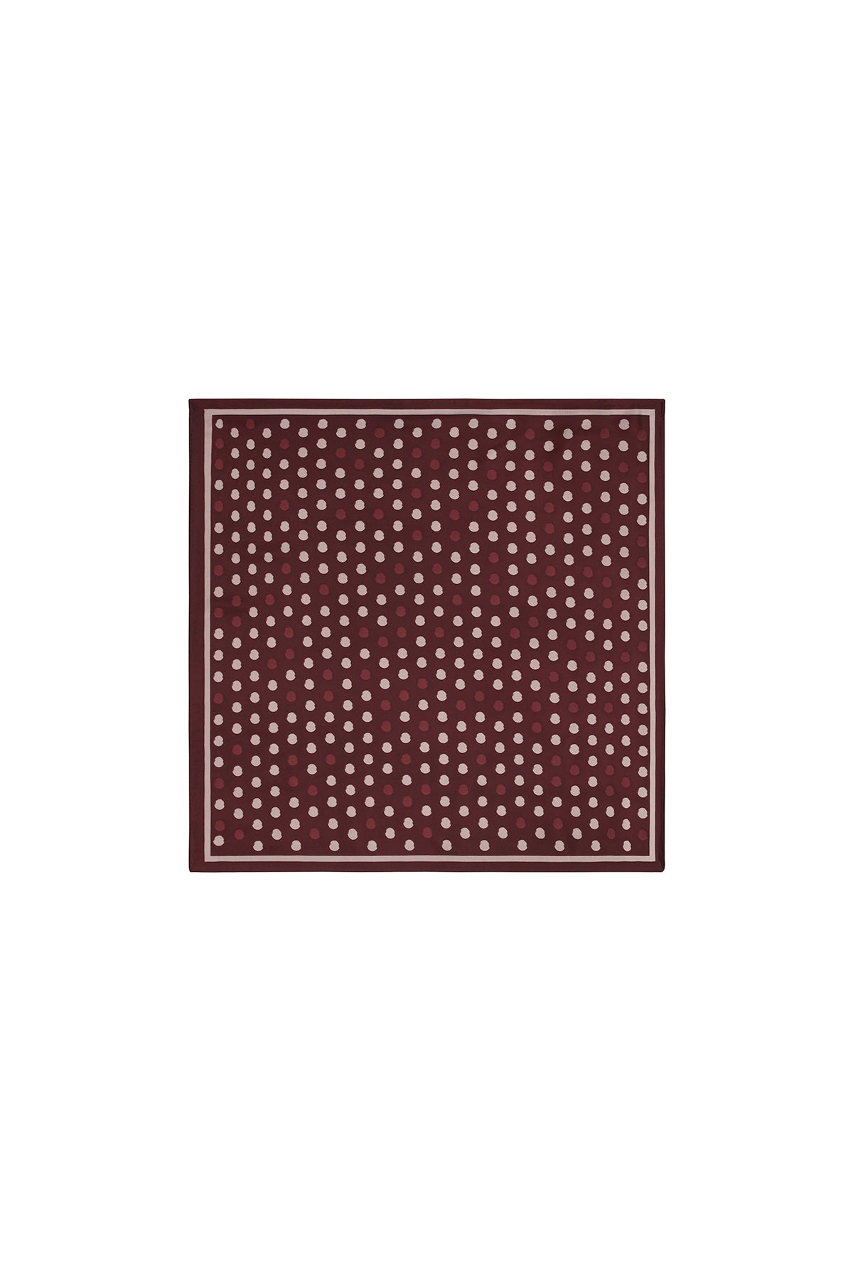 Winterschals mit Polka Dots im Retro-Stil aus Kunstseide – Accessoires für jeden Tag