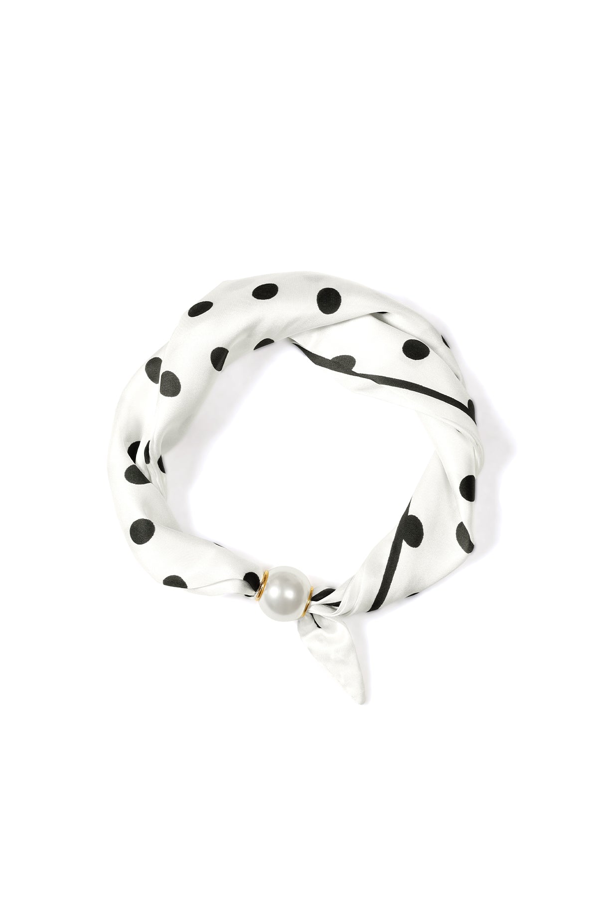 Sommerschals mit Polka Dots, schlichtes Polyester, Alltagsaccessoires